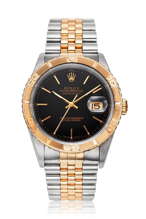 rolex black two tone thunderbird|rolex thunderbird watch.